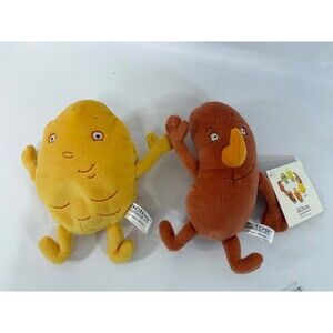 Vintage RARE Pair of Pharmeucutical Actos Ploglitazone HCI Bean Bag dolls NWT